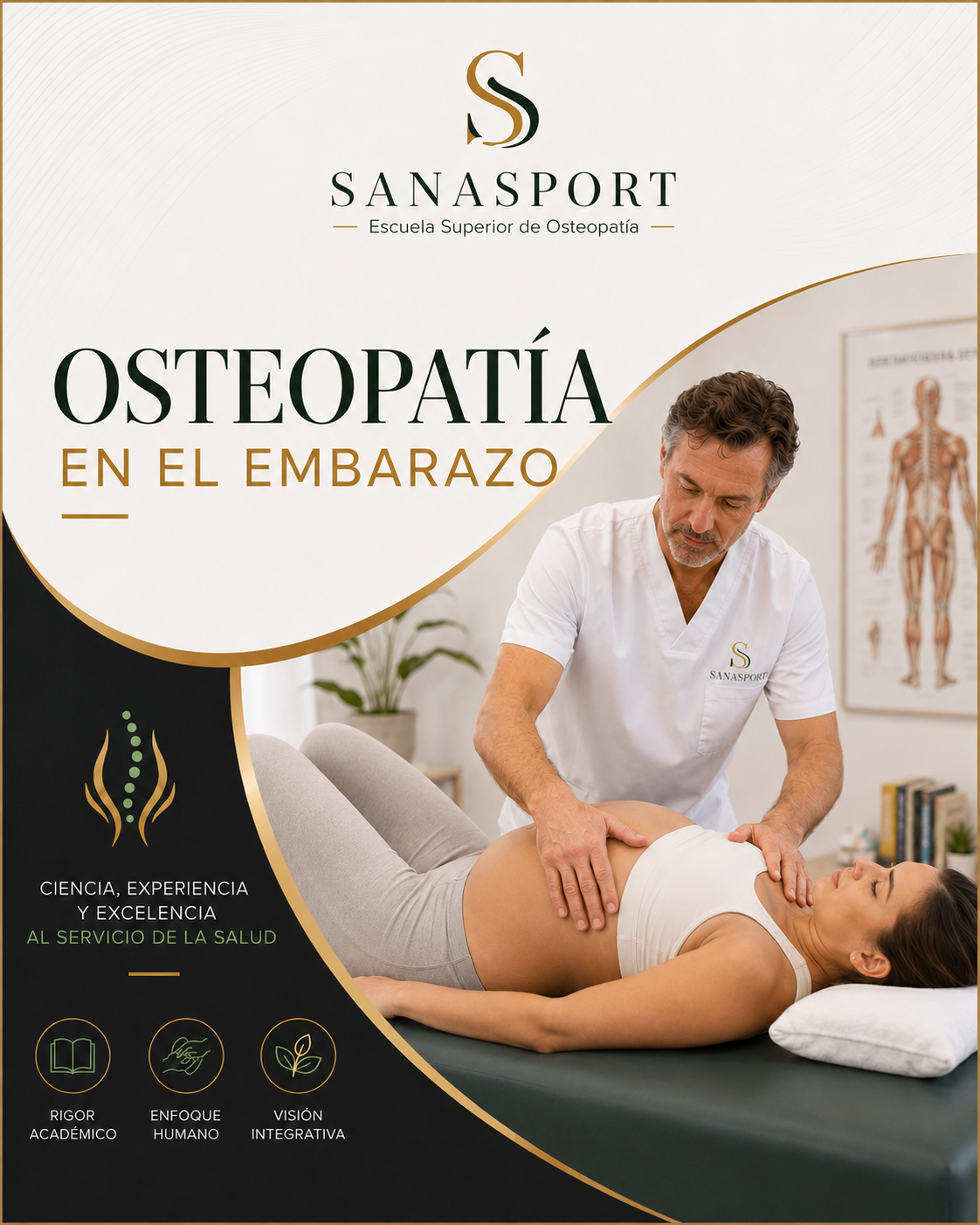 Osteopatía en el embarazo, parto y postparto